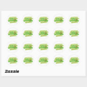 "Holy Guacamole" Avocado Sticker Cute (Feuille)