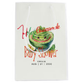 Holy Guacamole Fiesta Baby shower CUSTOM Medium Cadeauzakje (Voorkant)