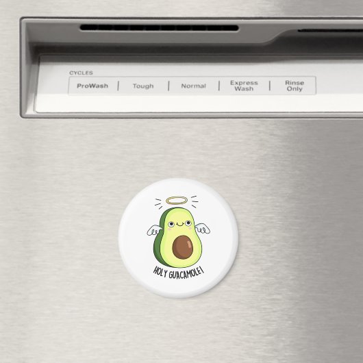 Holy Guacamole Funny Goody Avocado Pun Magneet (Insitu (Vaatwasser))