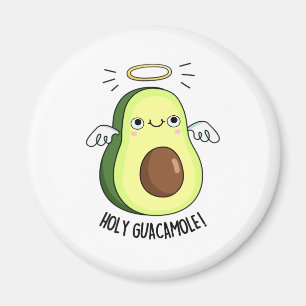 Holy Guacamole Funny Goody Avocado Pun Magneet