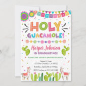 Holy Guacamole Graduation Fiesta Invitation (Devant)