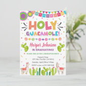 Holy Guacamole Graduation Fiesta Invitation (Debout devant)