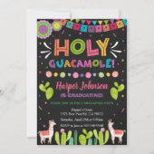 Holy Guacamole Graduation Party Invitation (Devant)