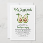 Holy Guacamole Het is een tweeling Baby shower Kaart (Voorkant)