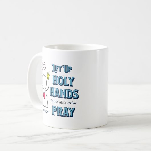 HOLY HANDS MUG (Devant gauche)
