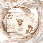 Holy Koe Greenery Highland Koe Diapper Raffle Informatiekaartje