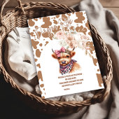 Holy Koe Highland Koe Diapper Raffle Informatiekaartje