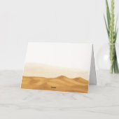 Holy Koe Minimal Boho Cactus Desert Baby shower Bedankkaart (Achterkant)