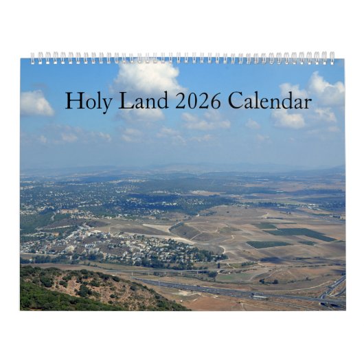 Holy Land 2026 Wall Calendar Kalender (Hoes)