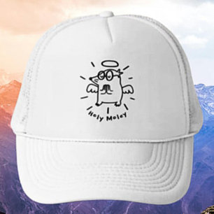 Holy Moley   Funny Angel Mole Cartoon Pet