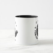 Holy Moly Mustache Mole Mug – Funny Floating  (Centre)