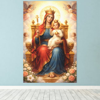 Holy Mother of God – Divine Love & Protection´12 Canvas Afdruk