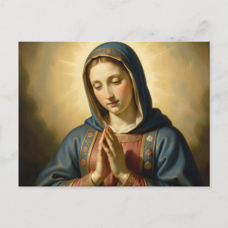 Holy Mother of God – Divine Love & Protection Feestdagenkaart
