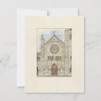 Holy Name Cathedral Card Aankondiging