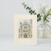 Holy Name Cathedral Card Aankondiging (Staand voorkant)