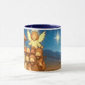 Holy Night Selfie Christmas 11 oz Coffee Mug (Centre)