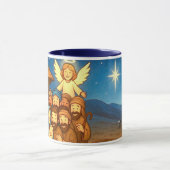 Holy Night Selfie Christmas 11 oz Coffee Mug (Centre)