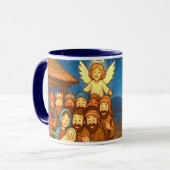 Holy Night Selfie Christmas 11 oz Coffee Mug Mok (Voorkant links)
