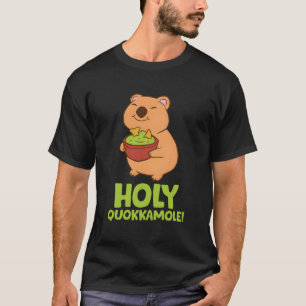 Holy Quokkamole Schattige Quokka Eten Guacamole Qu T-shirt