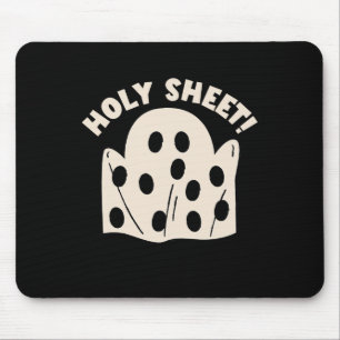 Holy Sheet Funny Halloween Ghost Holy Sheet Muismat