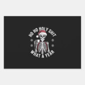 Holy Shirt wat een jaar kerst Humor skelet Inpakpapier Vel (Voorkant)