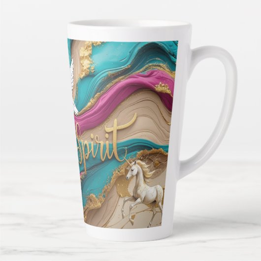 Holy Spirit-Latte Mug Latte Mok (Rechts)