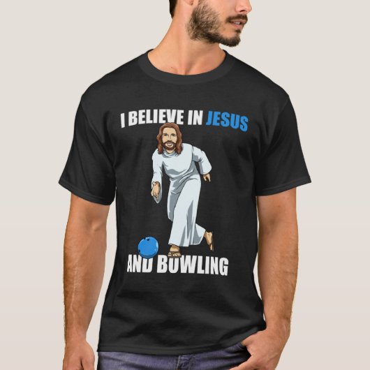 Holy Strike  Bowling Jesus  2 T-shirt (Voorkant)