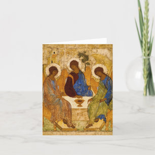 Holy Trinity by Andrey Rublev Bedankkaart