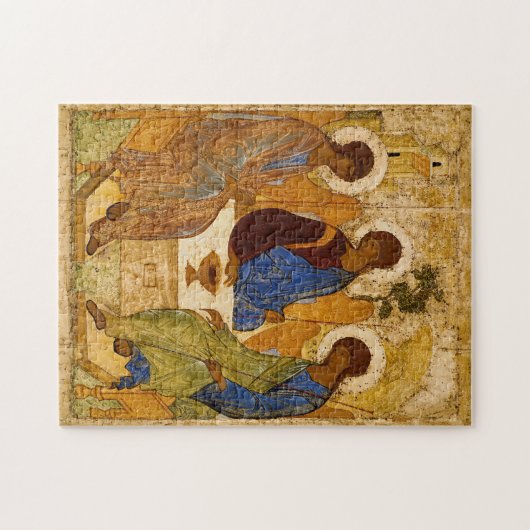 Holy Trinity by Andrey Rublev Legpuzzel (Horizontaal)