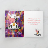 Holycow! Het is de eerste verjaardag van een Schat Kaart (Binnen)