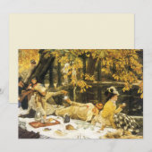 Holyday, de picknick van James Tissot, Victoriaans (Voorkant / Achterkant)