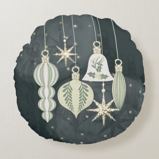 holydays_3_jingle bell rond kussen (Voorkant)