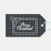 Holyrood Schotse Clan Tartan Cadeaulabel (Voorkant (Horizontaal))