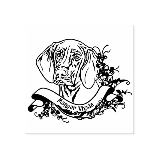 Holzstempel Magyar Vizsla Rubberstempel (Afrduk)