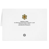 HOMAGE AAN MOZART Gold Handtekening Composer Green (Achterkant Horizontaal)