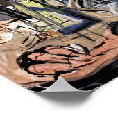 Homage Cubism POSTER/ONTWERP door VinnyFish Poster (Hoek)