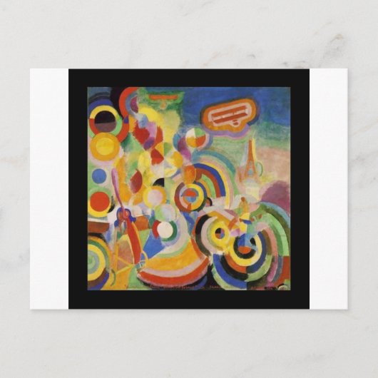 Homage naar Bleriot door Robert Delaunay Briefkaart (Voorkant)