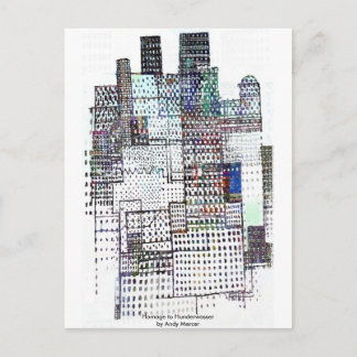 Homage naar Hundertwasser Briefkaart