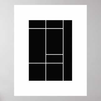 Homage to Mondrian 1.3 Poster