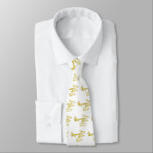 HOMAGE TOT MOZART Gold Handtekening van Composer W Stropdas (Gebonden)