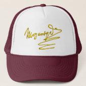 HOMAGE TOT MOZART Gold Handtekening van Composer W Trucker Pet (Voorkant)