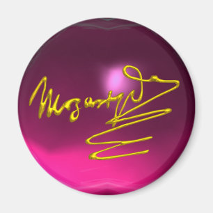 HOMAGE TOT MOZART, roze amethist Magneet
