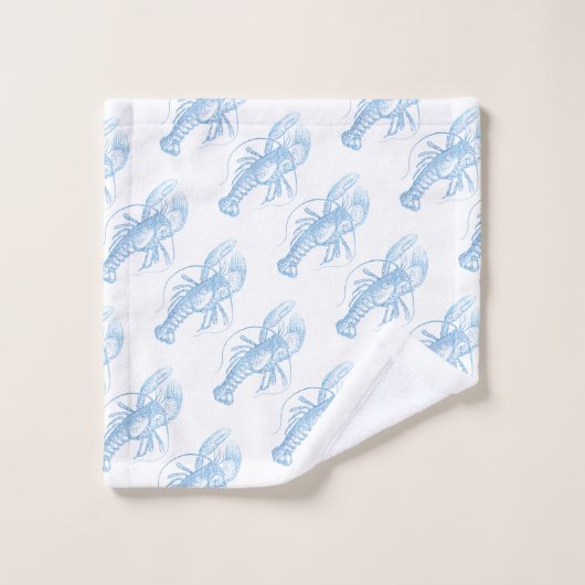 Homard bleu (Gant de toilette)