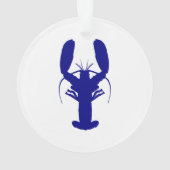 Homard côtier de décor de bleu marine (dos)