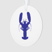 Homard côtier de décor de bleu marine (devant)