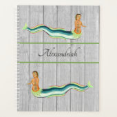 Homard de sirène sur mesure Bois gris Décor côtier (Devant)