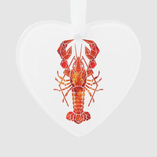 Homard polygonal rouge (devant)