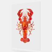 Homard polygonal rouge (Angle)