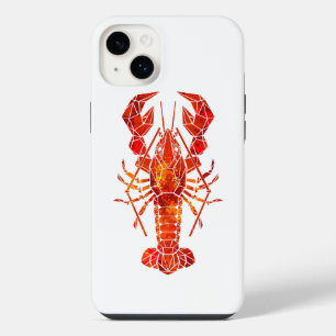 Homard polygonal rouge