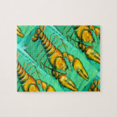 homard principal sur puzzle vert (Horizontal)